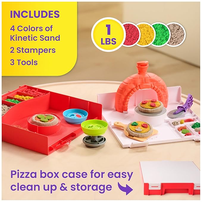 Kinetic Sand Squishpizza 6072551 - Colorland Toys