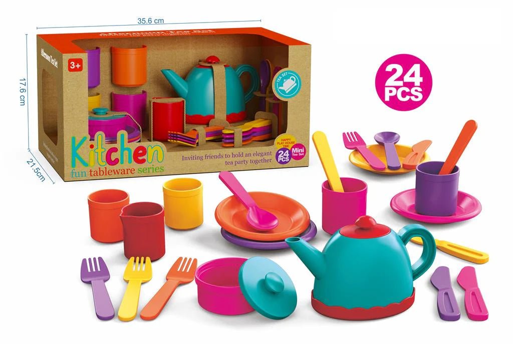 Kitchen Fun Tableware Series With 24 Pcs Mini Tea Set XG1-22F — image 1