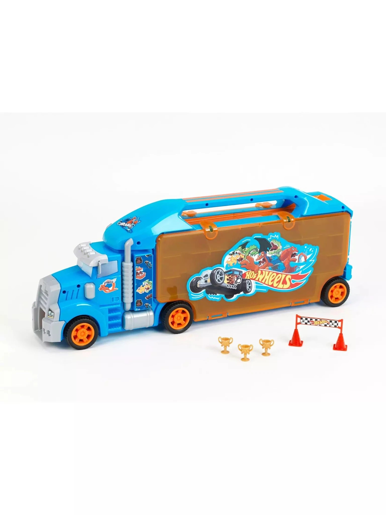 Klein Hot Wheels City Creatures Carry Case Truck - Colorland Toys