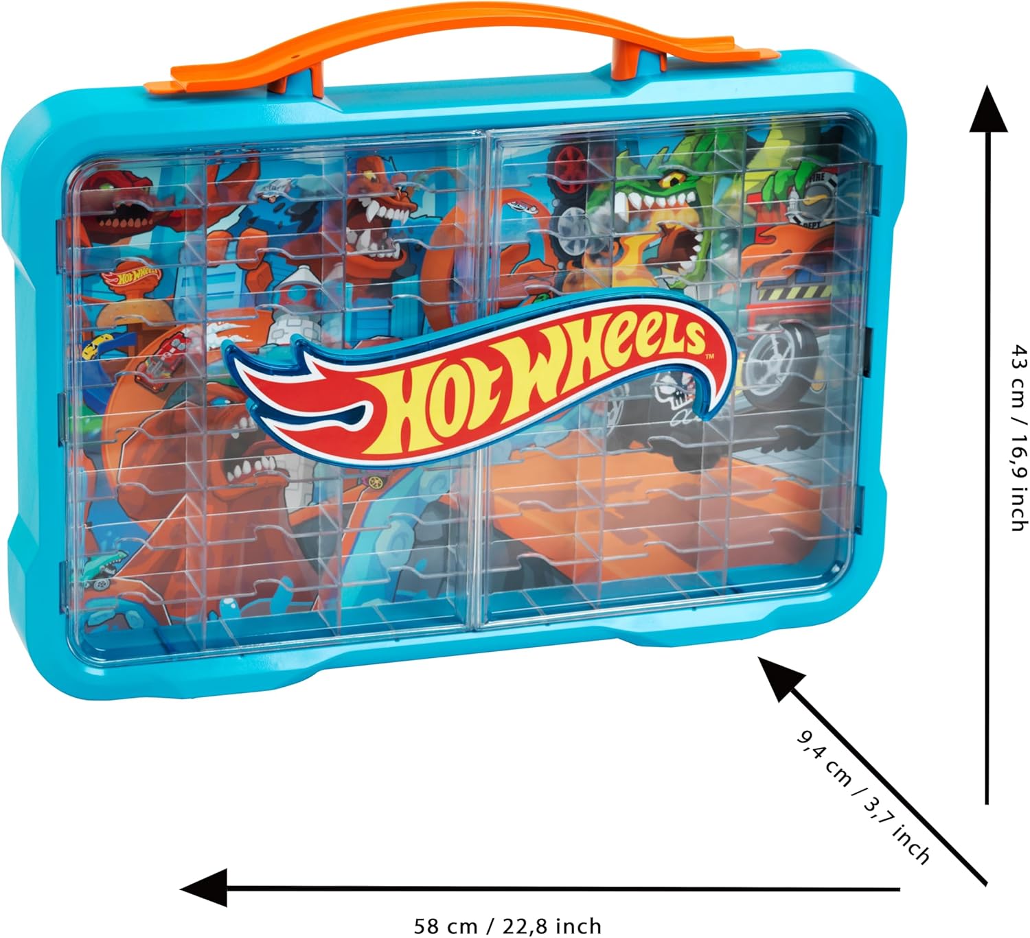 Klein Hot Wheels Collector's Case With Illuminated Hot Wheels Logo 2408 - Colorland Toys