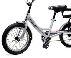 Knolly Three Wheel Bicycle 12 Inch Double Seat Silver - Colorland Toys
