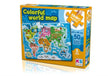 KS Games Jumbo Puzzle Colorful World Maps JP31015