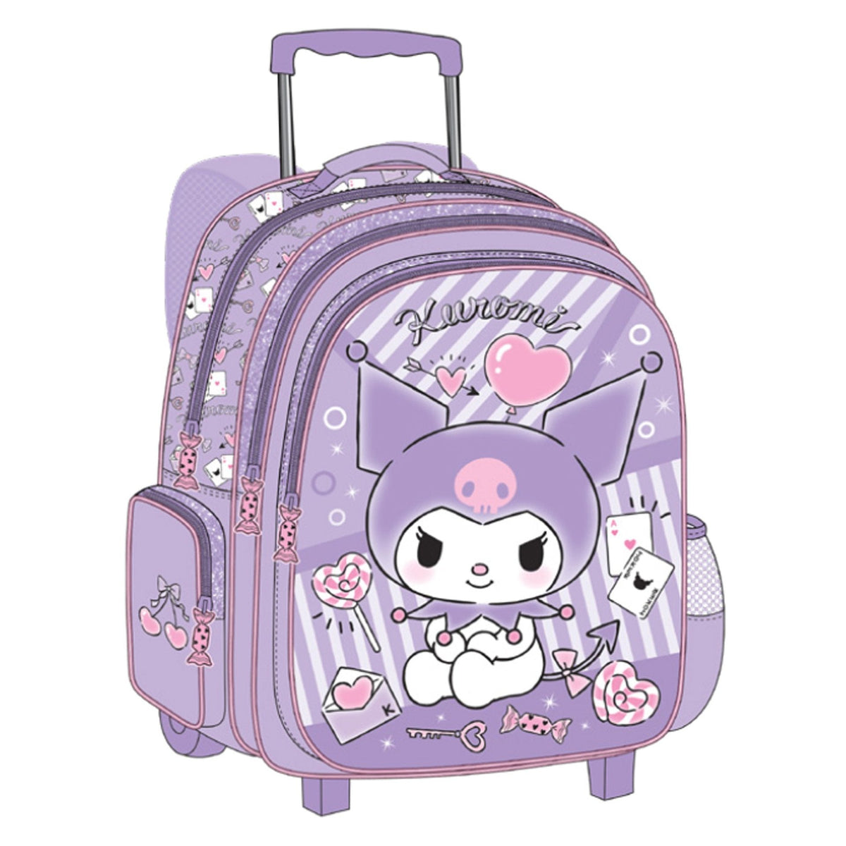 Kuromi Trolley Bag 16inch FKST - 31127 - Colorland Toys