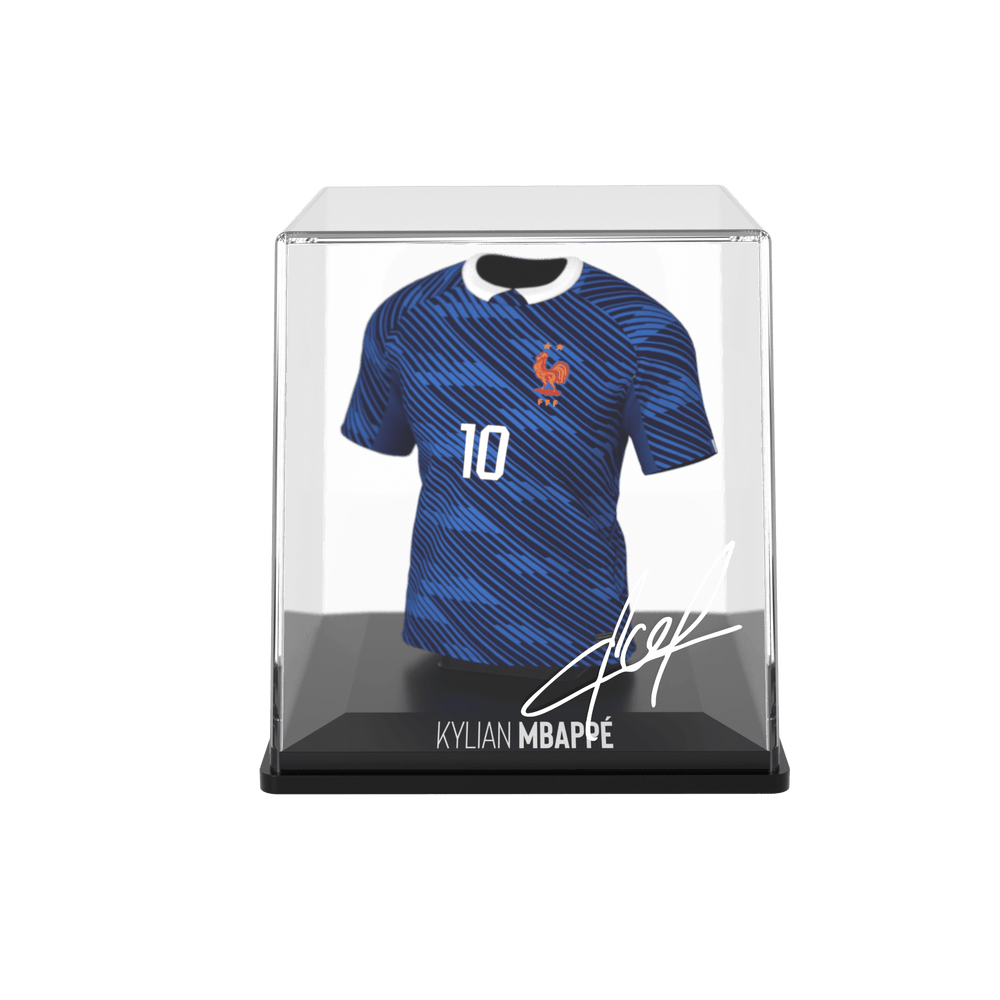 Kylian Mbappé Official FFF Collectible Mini Jersey – 2026 Home Kit - Colorland Toys