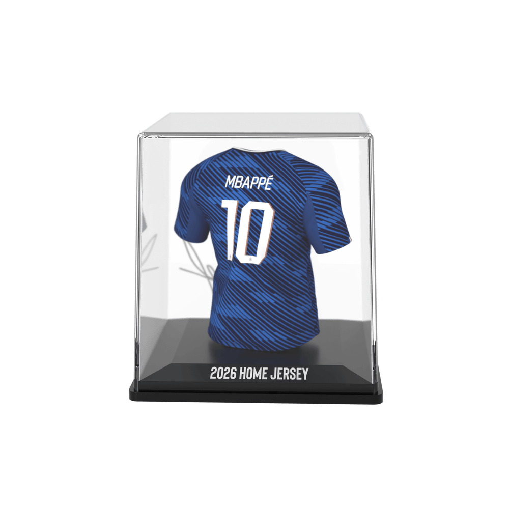 Kylian Mbappé Official FFF Collectible Mini Jersey – 2026 Home Kit - Colorland Toys