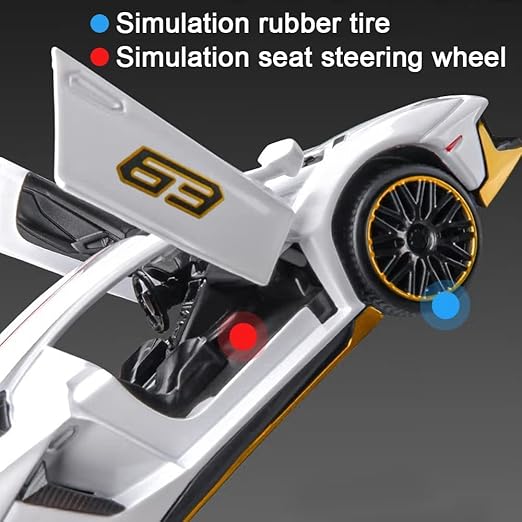Lamborghini Aventador Pullback Diecast Car 770-4 — image 1