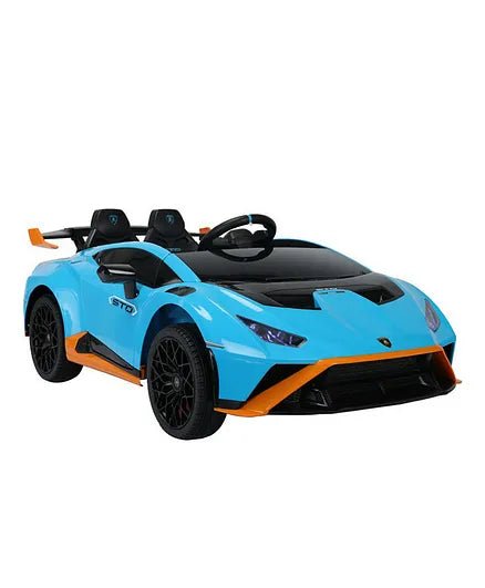 Lamborghini Huracan STO Electric Ride On Car 2M Blue SMT555 — image 1