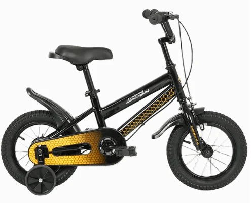 Lamborghini Kids Bicycle 12 Inch Black/Yellow LBK013-YS — image 1