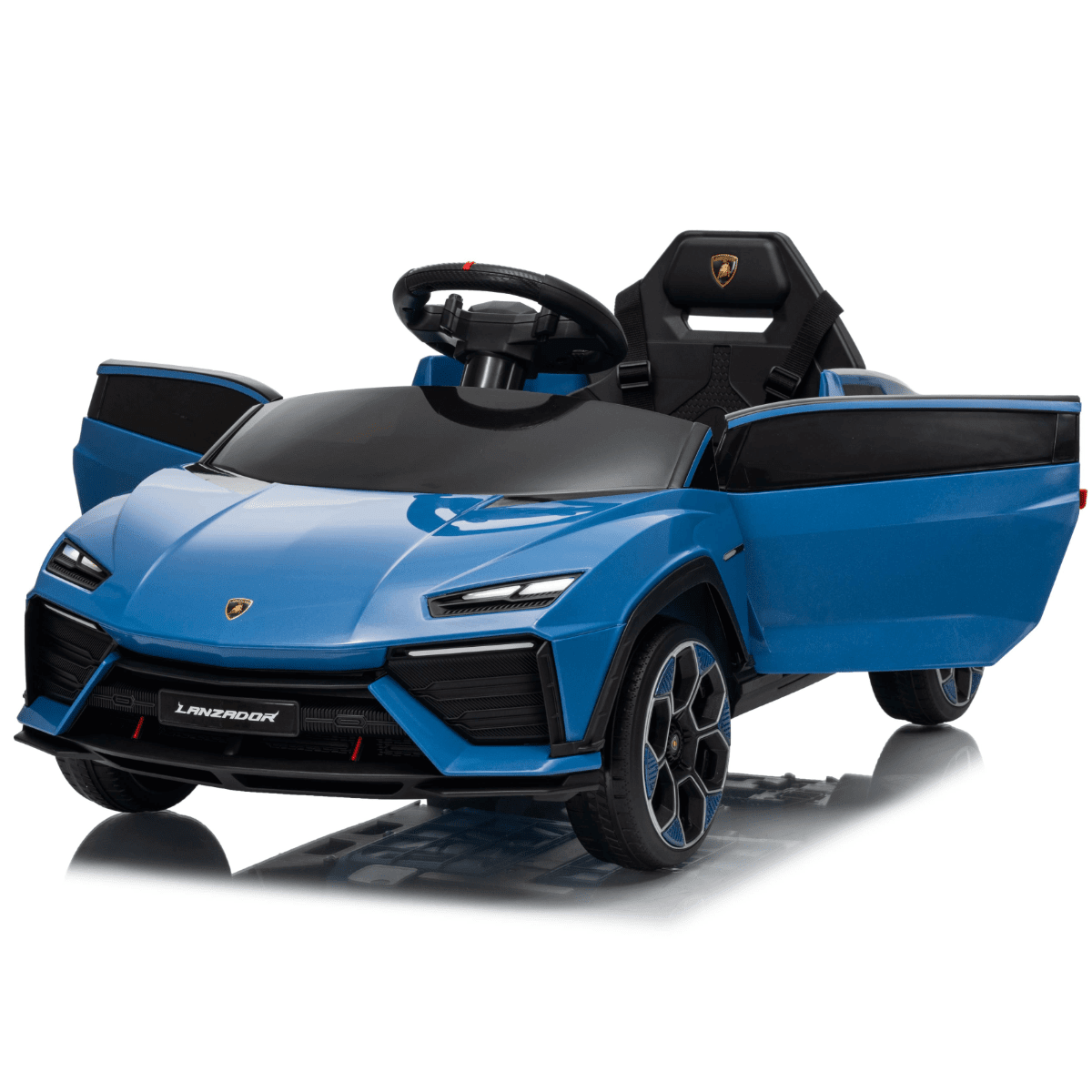 Lamborghini Lanzador Kids Electric Car Blue | LB-8060EL — image 2