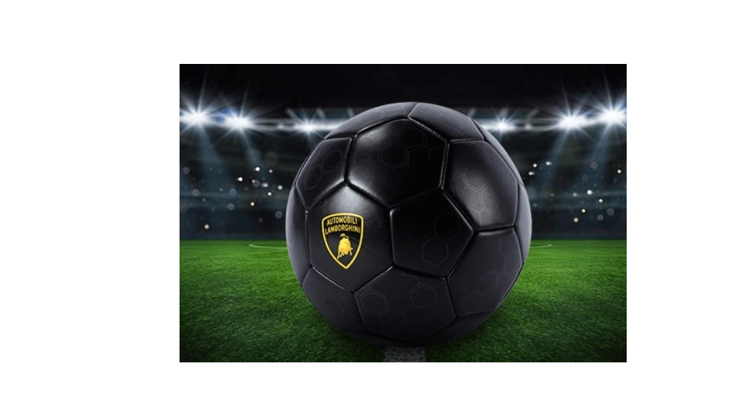 Lamborghini Metallic PVC Soccer Ball No. 5 - Black LFB552 - 5B - Colorland Toys