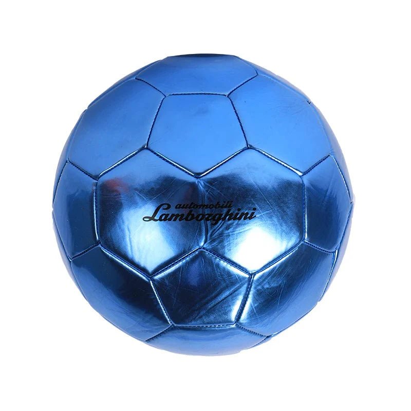 Lamborghini Metallic PVC Soccer Ball No. 5 - Blue LFB771-5B — image 2