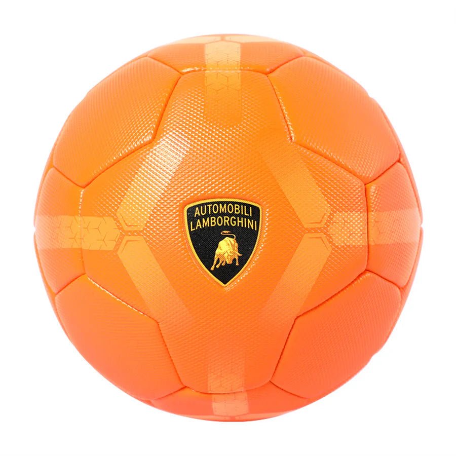 Lamborghini Sewing PVC Soccer Ball No. 5 - Orange LFB881-5O — image 1