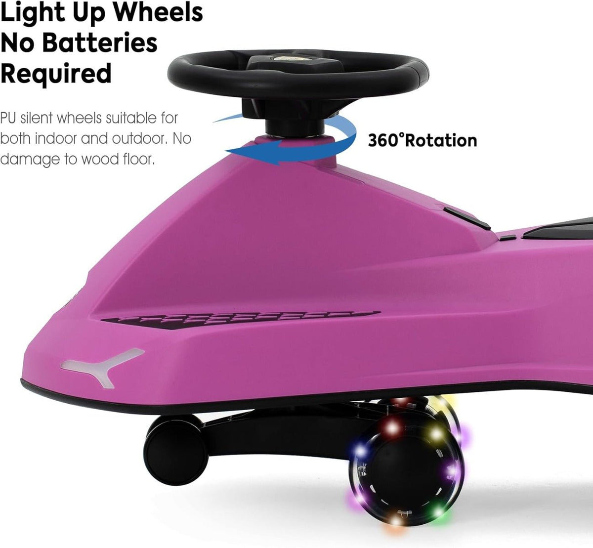Lamborghini Swing Car Purple — image 3