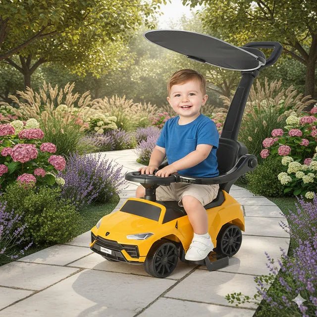 Lamborghini Urus Pushing Car With Shade Yellow 3268C — image 3