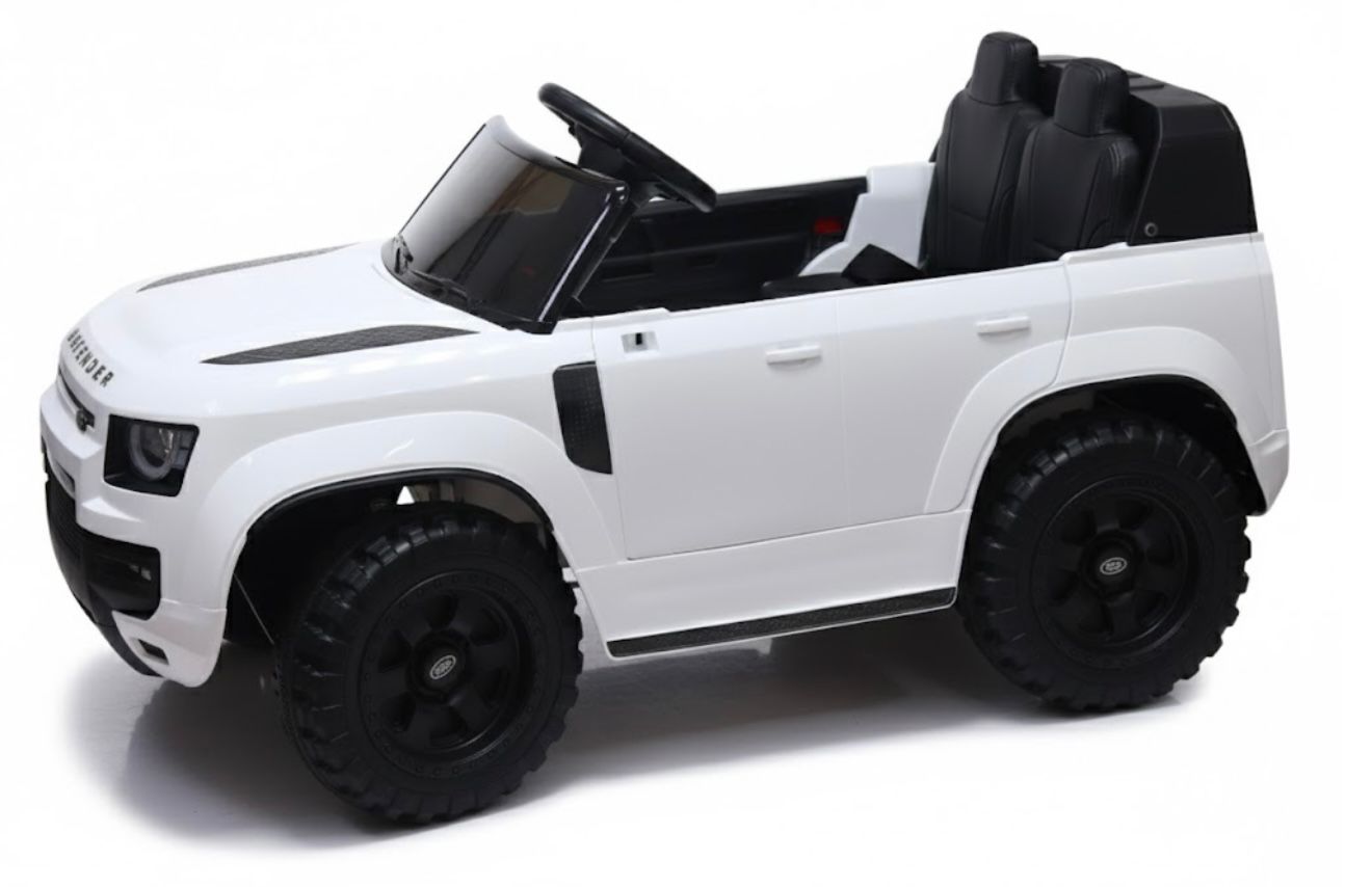 Land Rover Defender Licensed Ride On Car 12V - White TR2503 - Colorland Toys