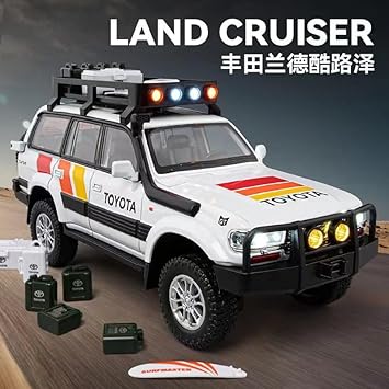 Toyota Land Cruiser LC80 1:24 Pullback Die-Cast Car