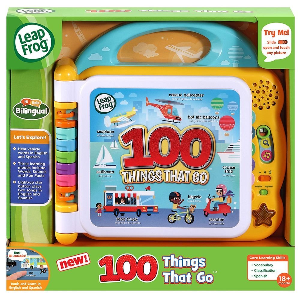 Leapfrog 100 Words Things That Go 80 - 614843 - Colorland Toys