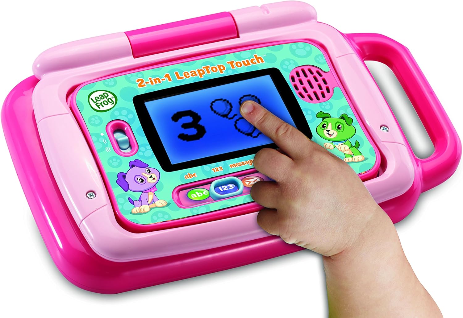 LeapFrog 2 - in - 1 LeapTop Touch - Pink 80 - 600953 - Colorland Toys