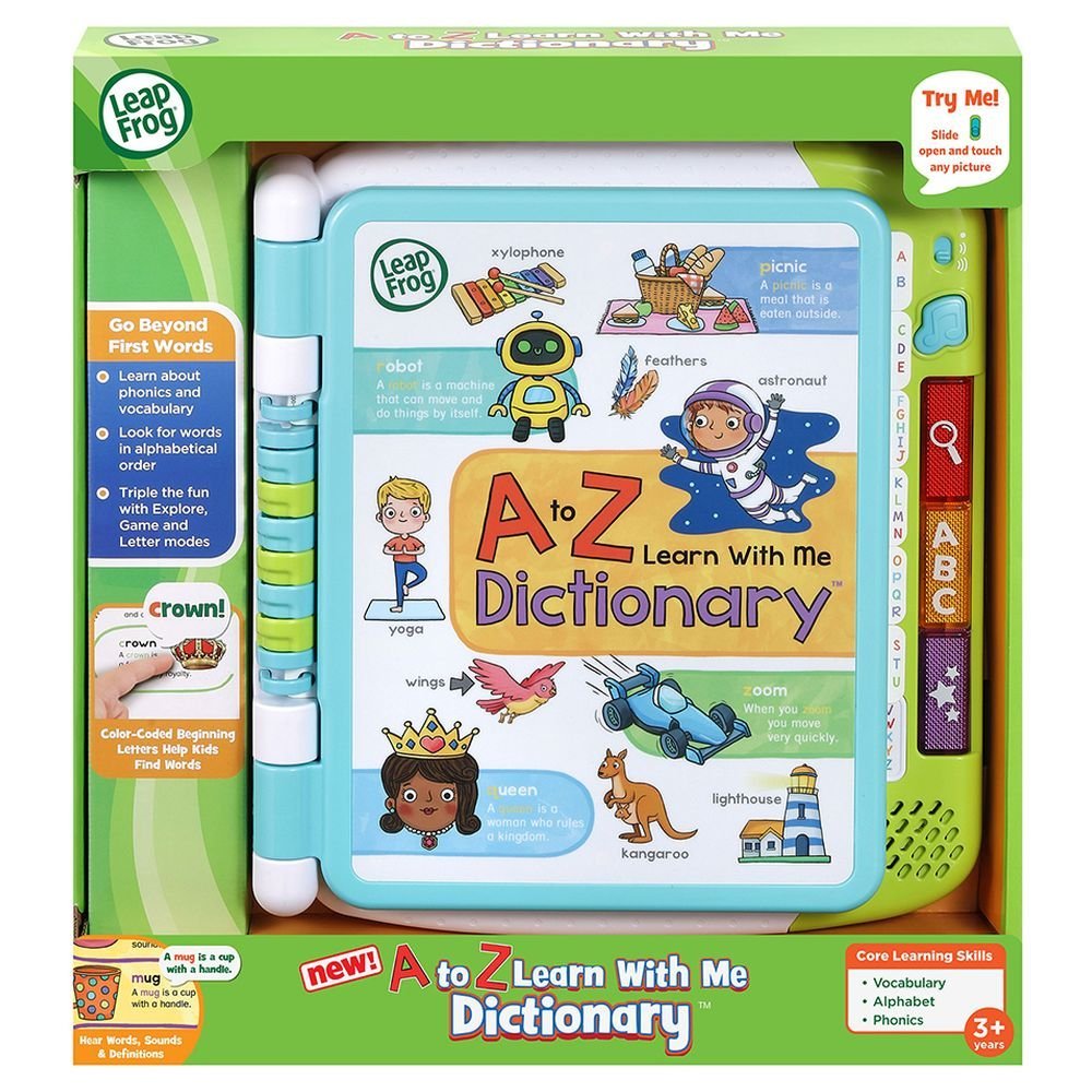 Leapfrog A to Z Learn With Me Dictionary 80-614403 — image 1