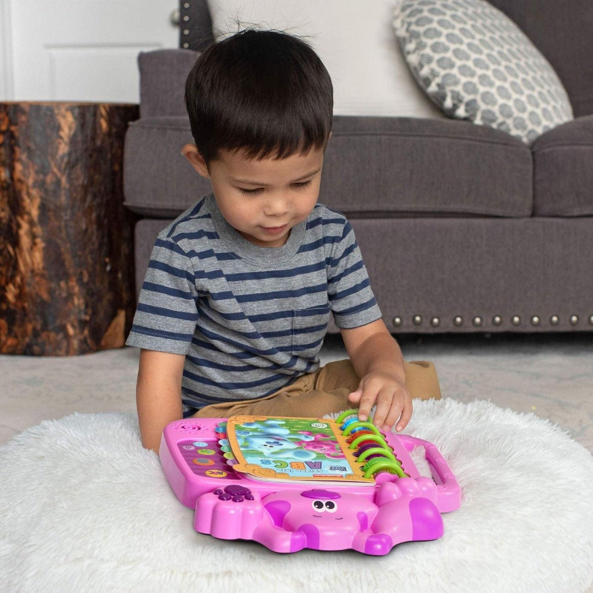 LeapFrog Blue's Clues and You Skidoo Into ABCs Book Magenta 80 - 610653 - Colorland Toys