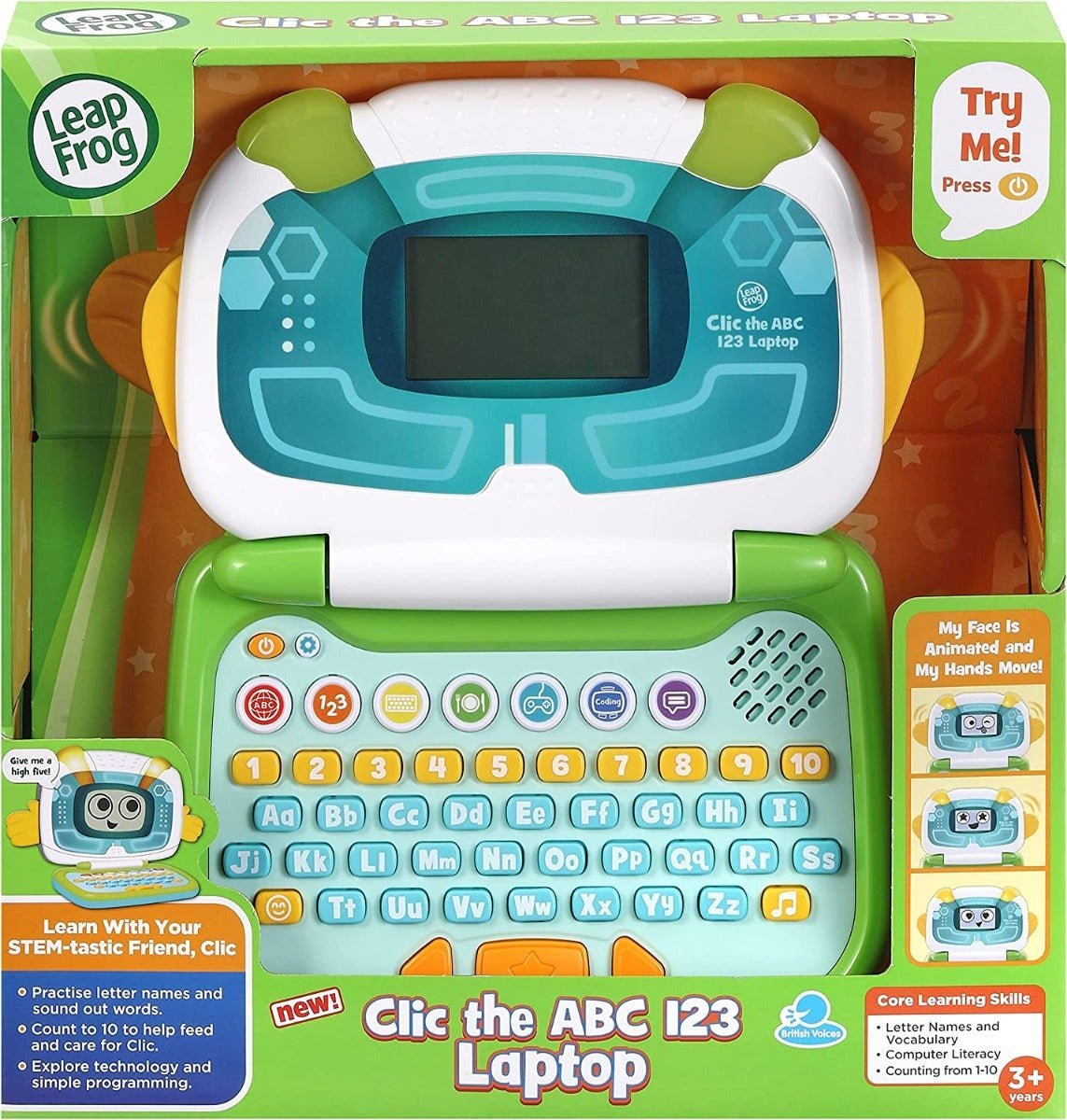 Leapfrog Clic the ABC-123 Laptop - Green 80-615103 — image 1