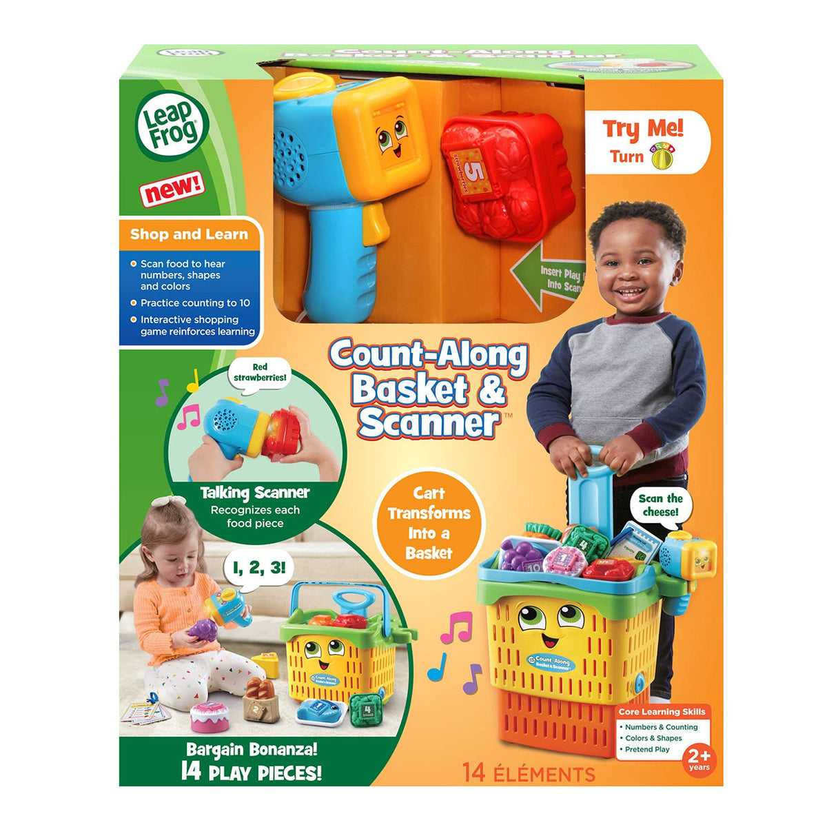 LeapFrog Count-Along Basket & Scanner 80-614203 — image 5