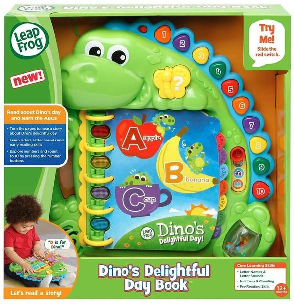 كتاب LeapFrog Dino's Delightful Day ABC 80-600503