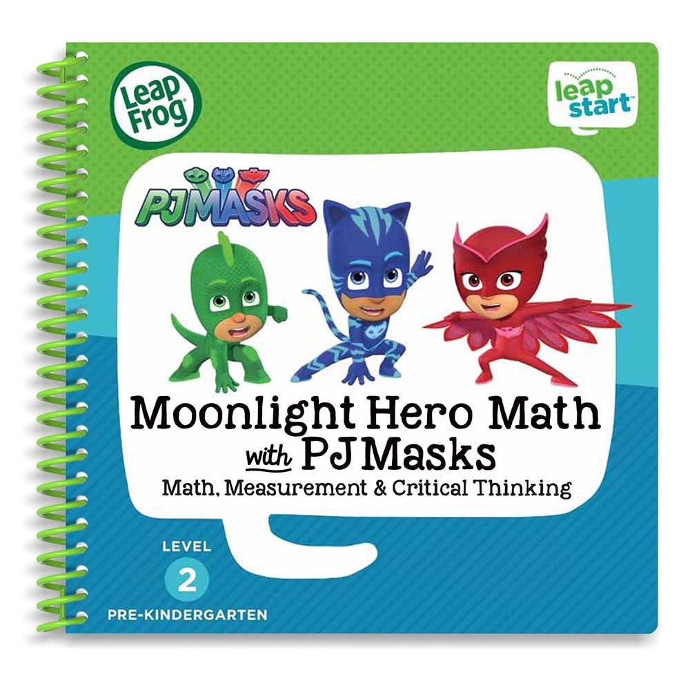 كتاب LeapFrog LeapStart Moonlight Hero Math مع PJ Masks ثلاثي الأبعاد 80-480100 — image 1
