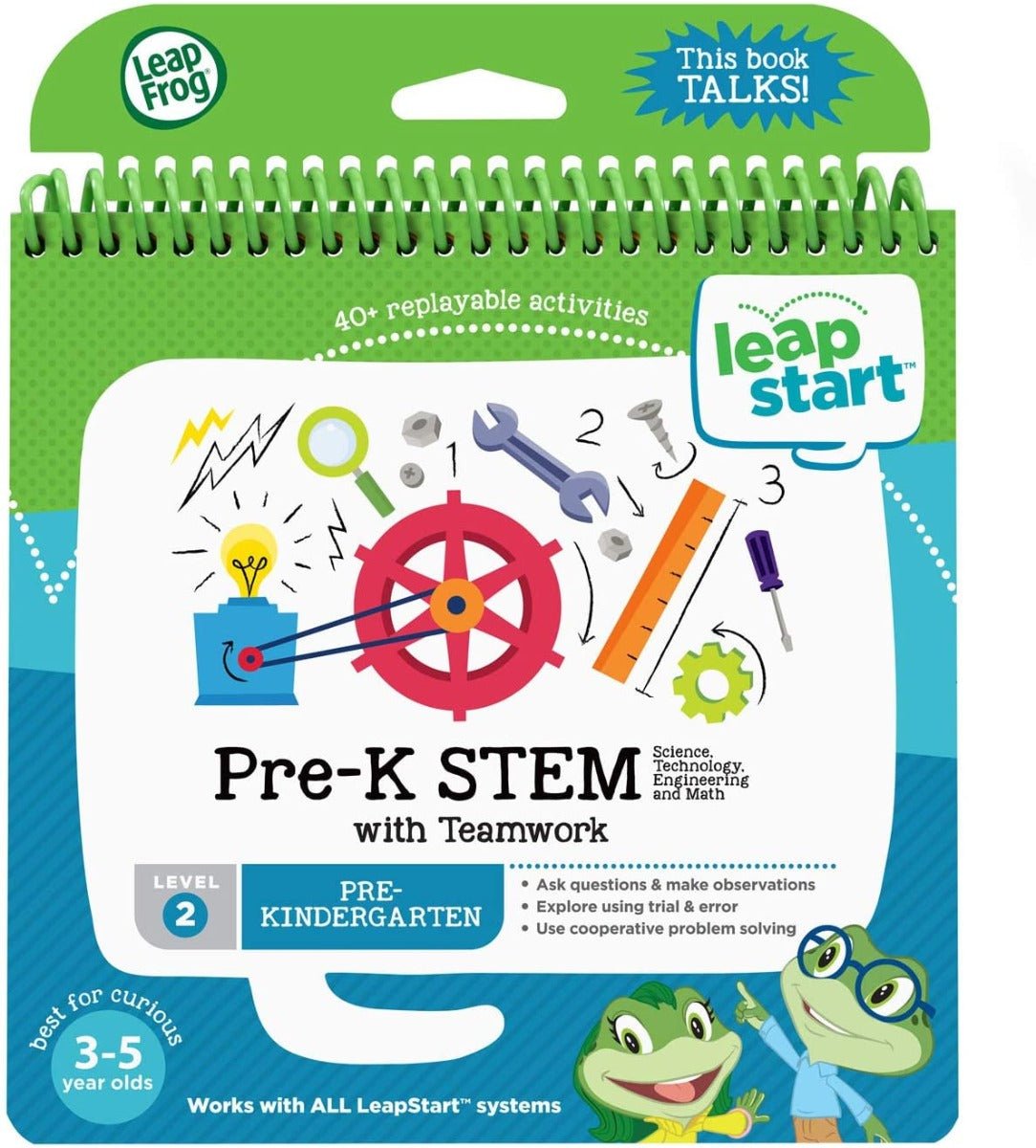 LeapFrog LeapStart Pre - Kindergarten Activity Book 80 - 21507 - Colorland Toys