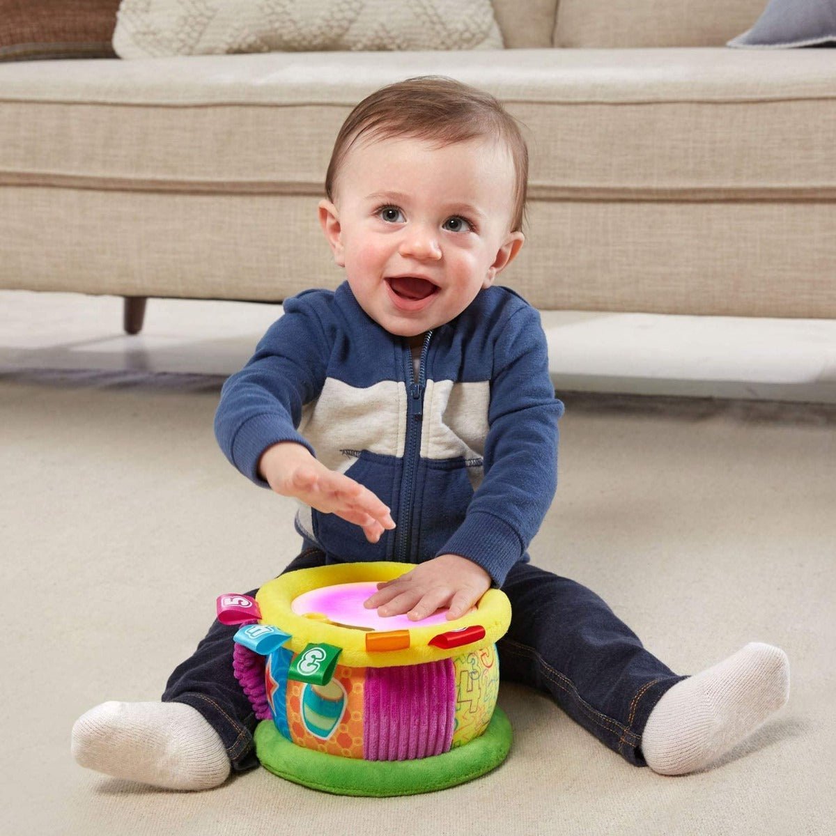 LeapFrog Learn & Groove Bilingual Thumpin' Numbers Drum 80-612540 — image 1