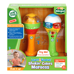 LeapFrog Learn & Groove Shaking Colours Maracas 80 - 607543 - Colorland Toys