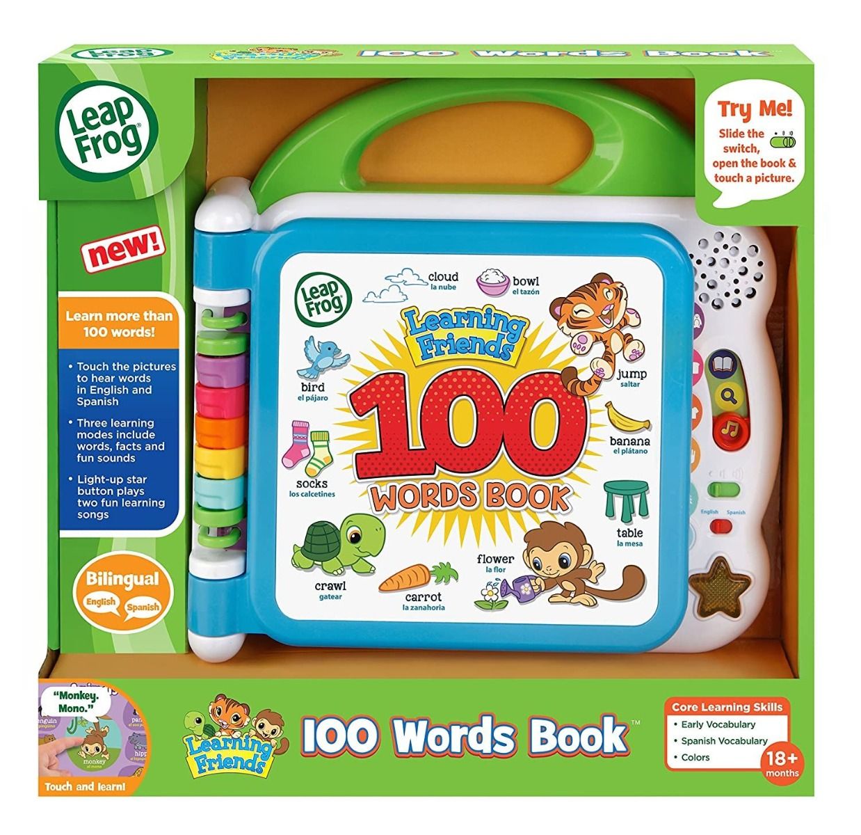 Leapfrog Learning Friends 100 Words Book 80 - 601529 - Colorland Toys