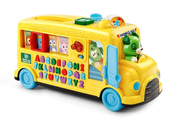 حافلة الحيوانات الممتعة من LeapFrog Phonics 80-601300