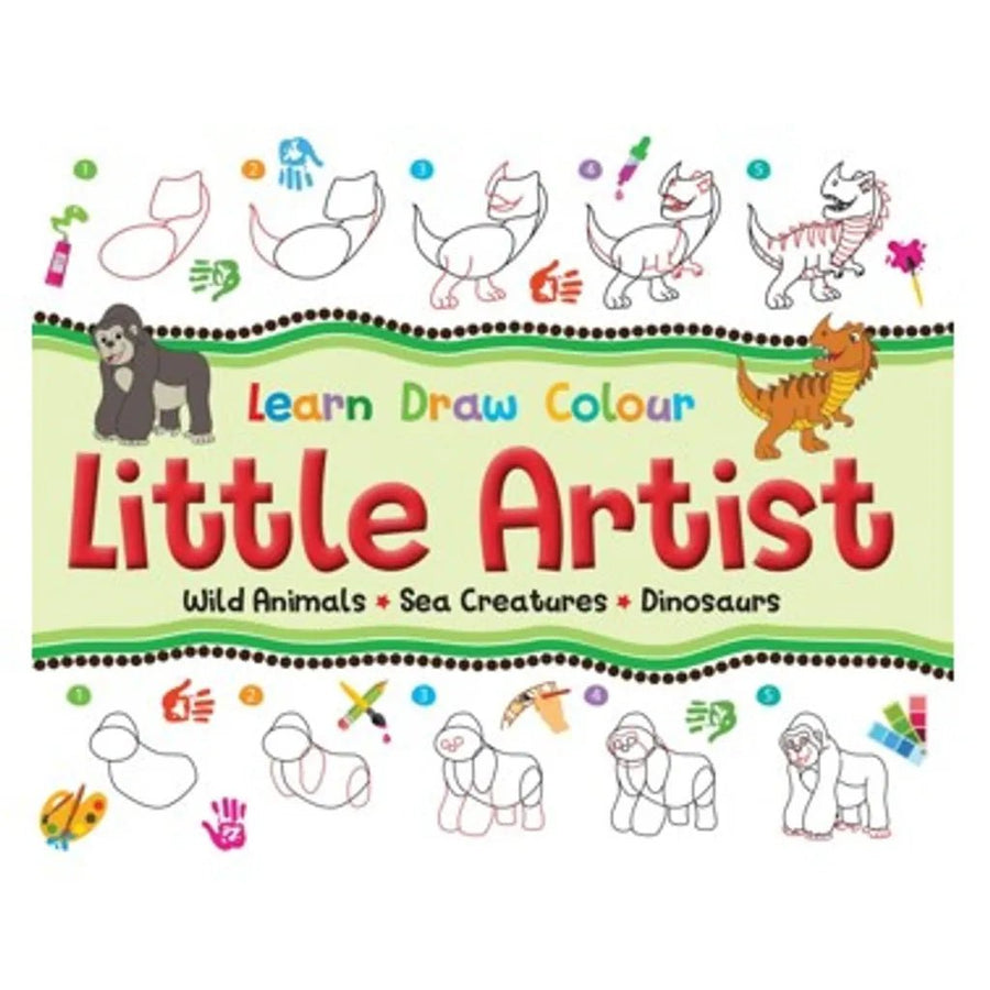 Learn Draw Colour Little Artist Wild Animals 63775 — image 1
