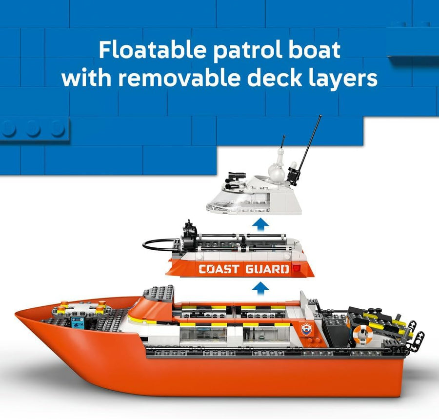 LEGO 60504 Coast Guard Rescue Boat & Helicopter LEGO-6585657 — image 3