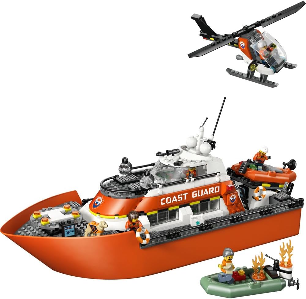 LEGO 60504 Coast Guard Rescue Boat & Helicopter LEGO-6585657 — image 9