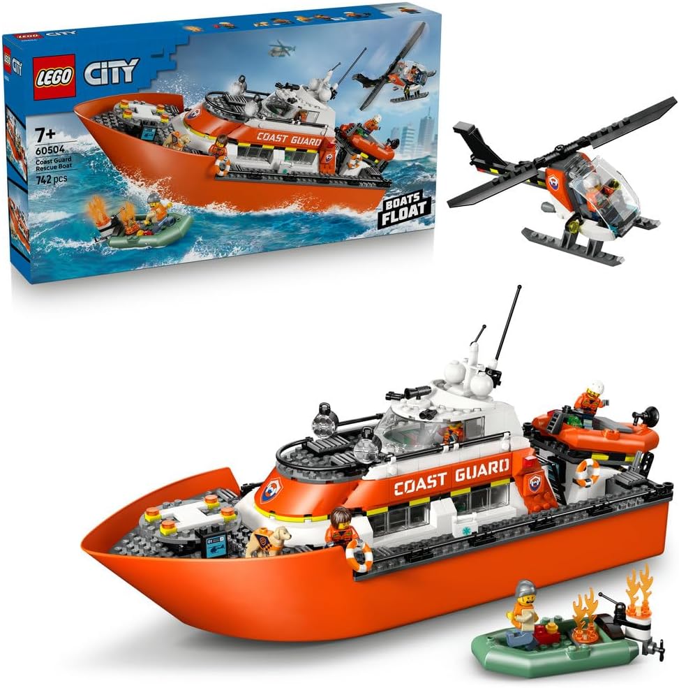 LEGO 60504 Coast Guard Rescue Boat & Helicopter LEGO-6585657 — image 1
