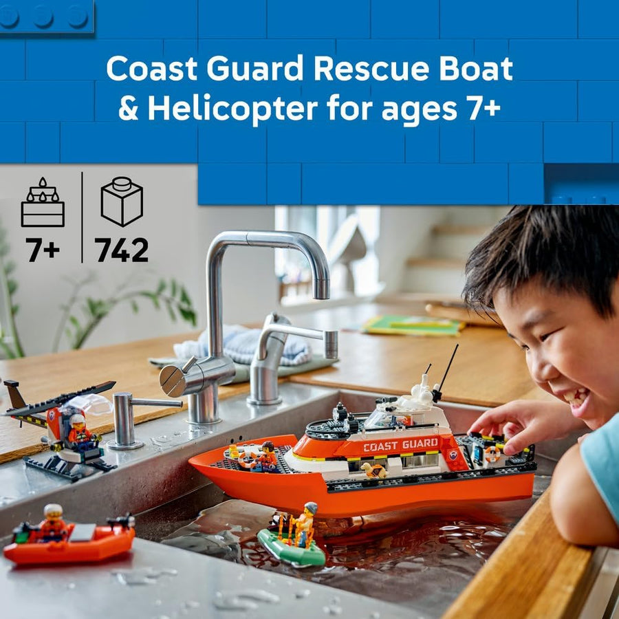 LEGO 60504 Coast Guard Rescue Boat & Helicopter LEGO-6585657 — image 2