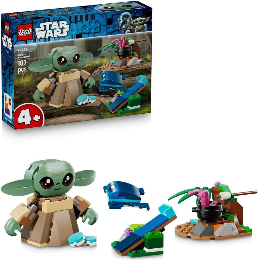 LEGO 75443 Star Wars Grogu's Homestead Building Toy (107 Pieces)