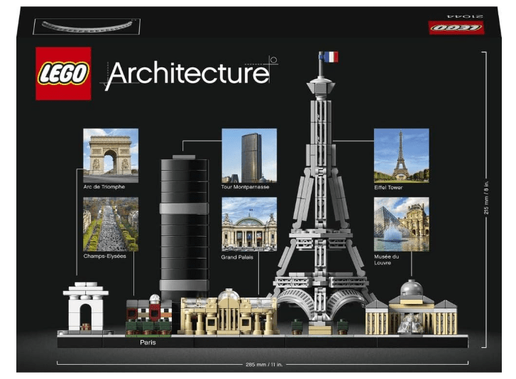 LEGO Architecture Paris 6250898/21044 - Colorland Toys