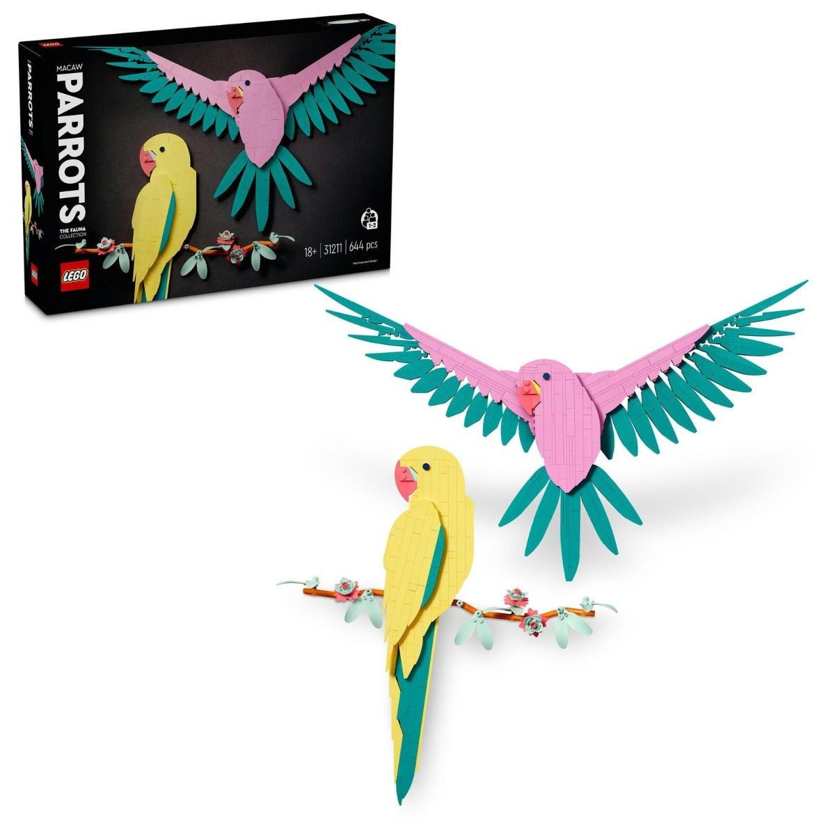 LEGO Art The Fauna Collection Macaw Parrots — image 1