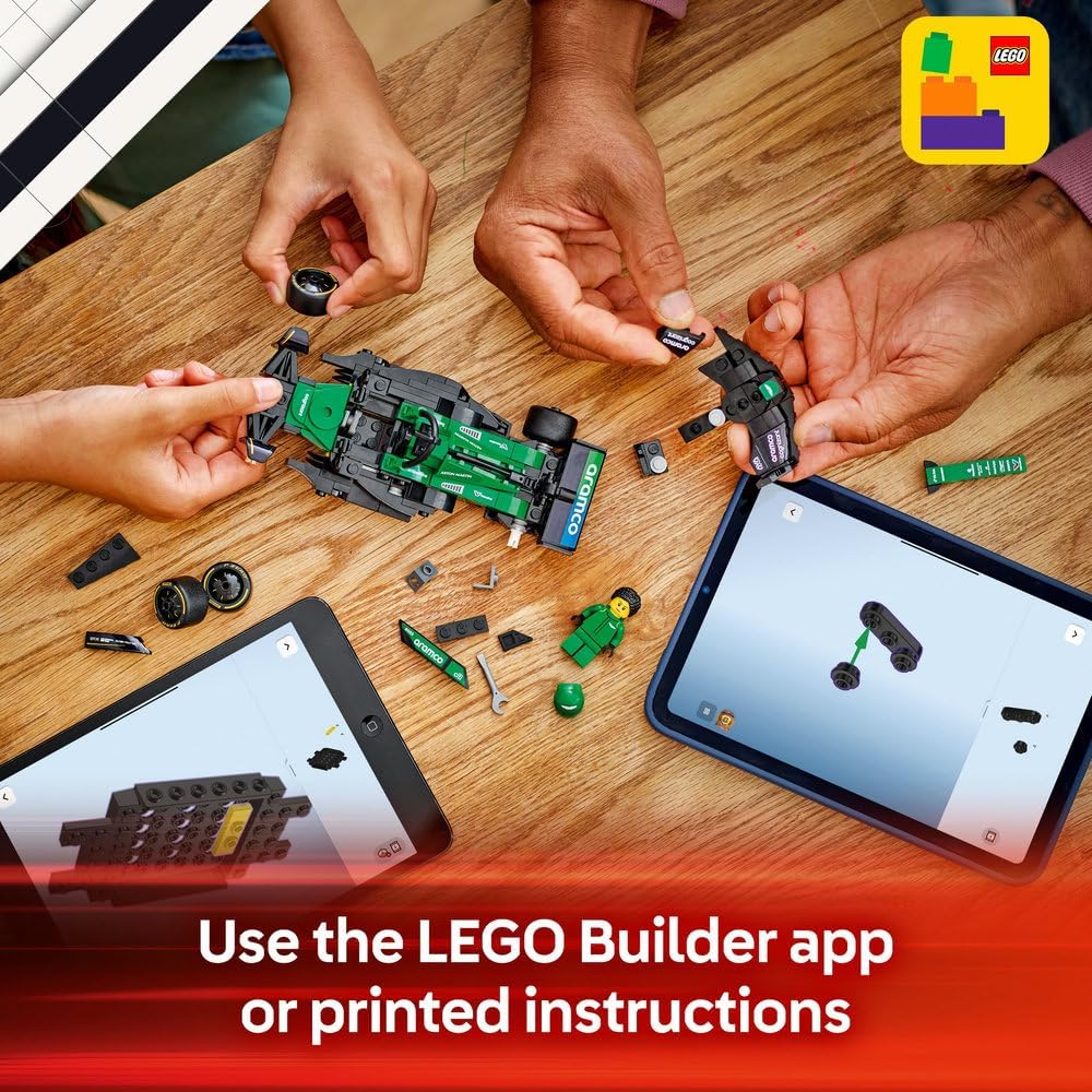 LEGO Aston Martin Aramco F1 AMR24 Race Car 77245 - Colorland Toys