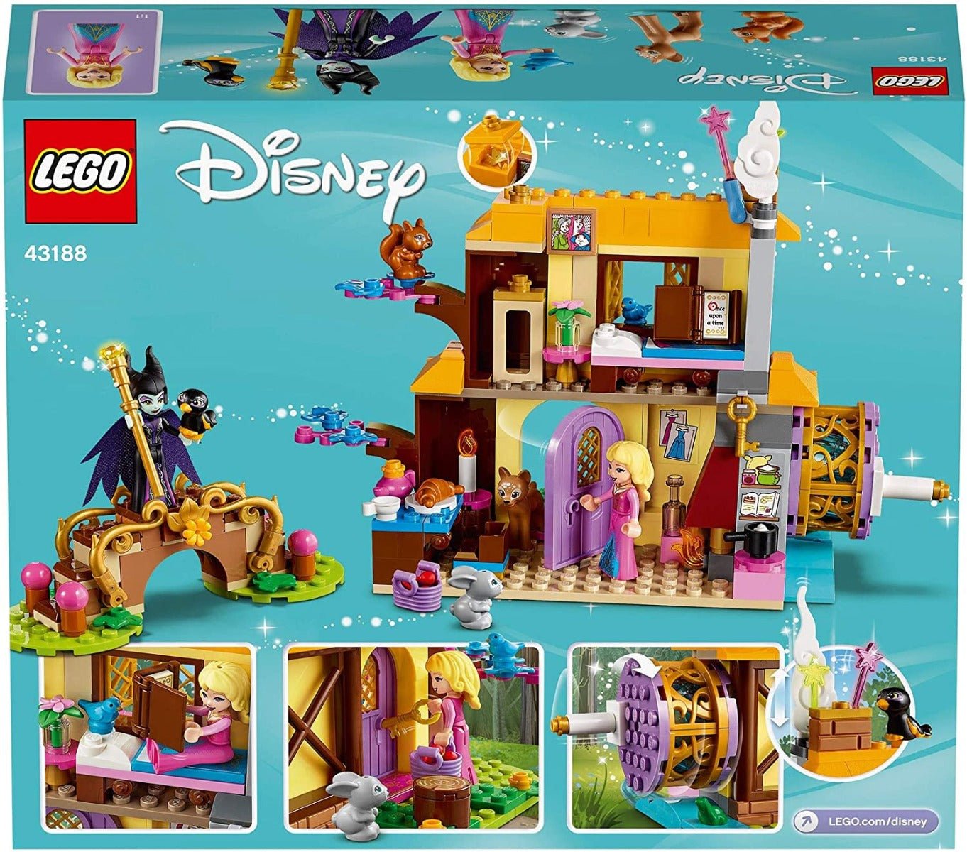 LEGO Aurora's Forest Cottage Set 43188 - Colorland Toys