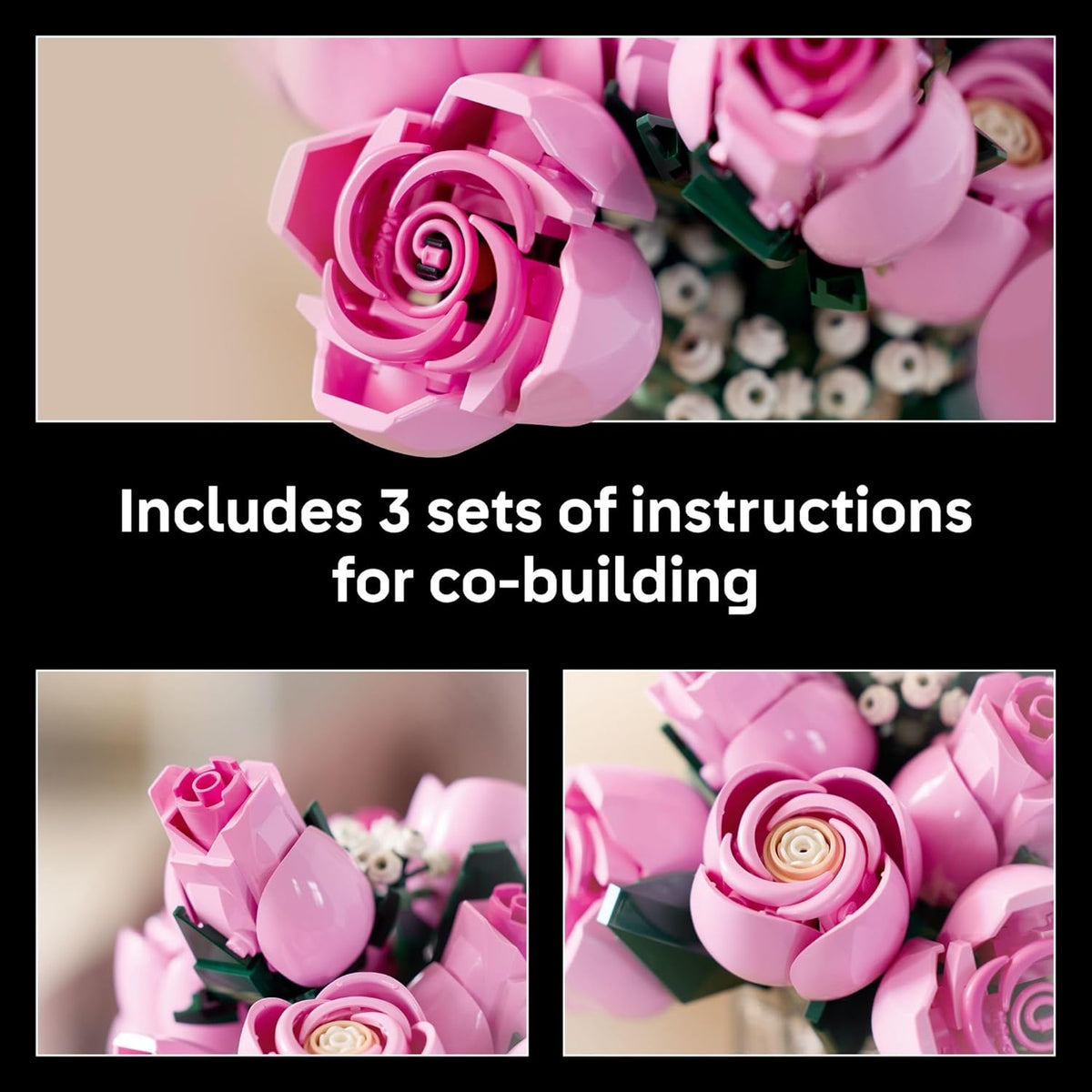 LEGO Botanicals Bouquet Of Pink Roses 10374 — image 7
