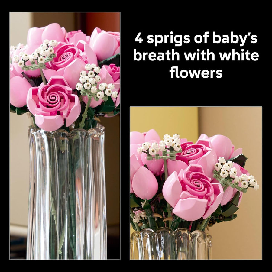 LEGO Botanicals Bouquet Of Pink Roses 10374 — image 4