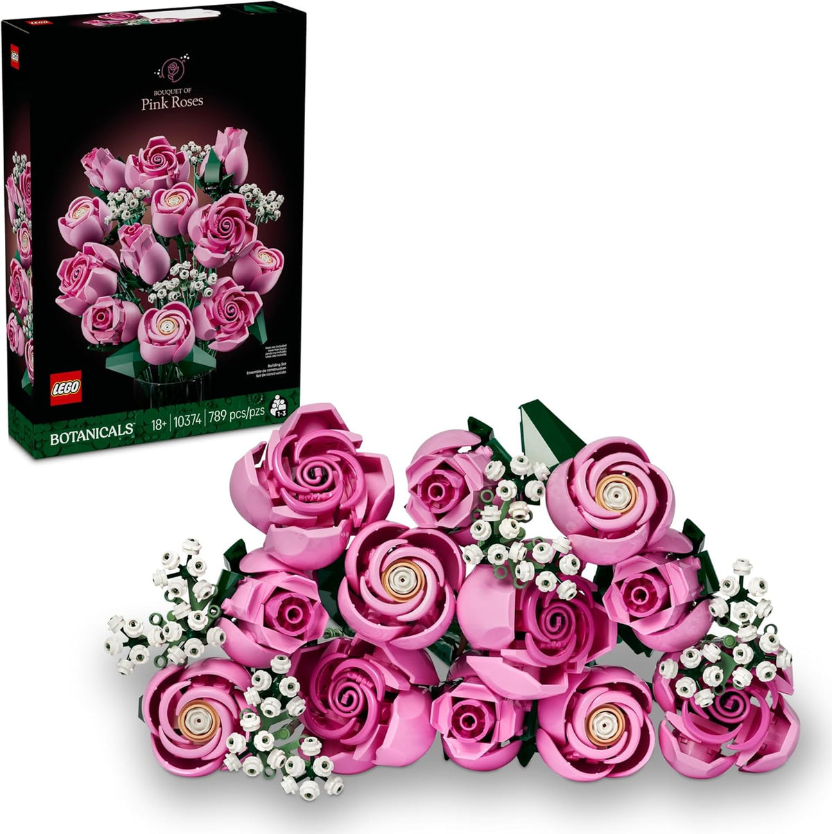 LEGO Botanicals Bouquet Of Pink Roses 10374 - Colorland Toys