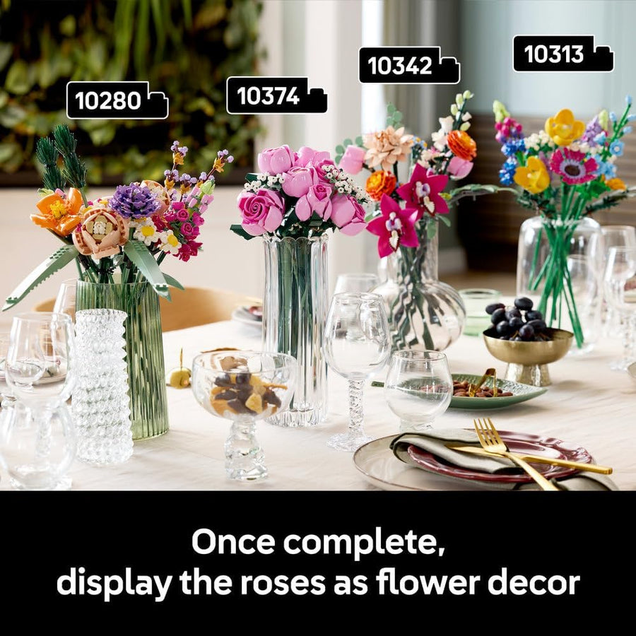 LEGO Botanicals Bouquet Of Pink Roses 10374 — image 10