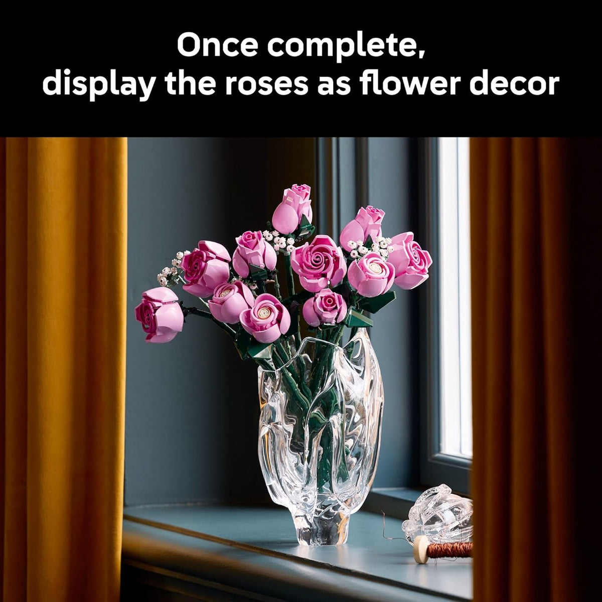 LEGO Botanicals Bouquet Of Pink Roses 10374 — image 5