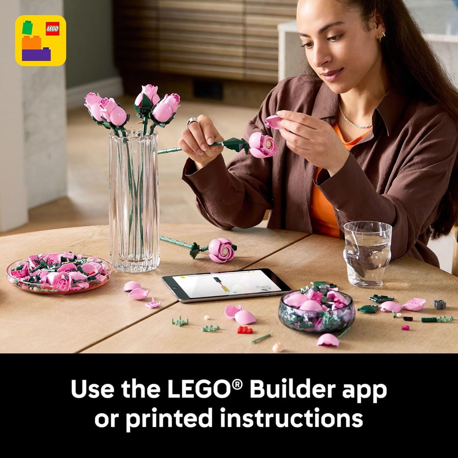 LEGO Botanicals Bouquet Of Pink Roses 10374 — image 6