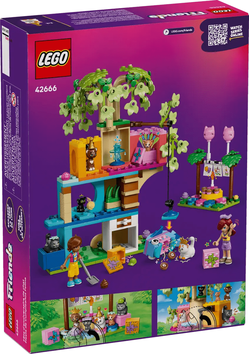 LEGO Cat Birthday Party & Tree House 42666 - Colorland Toys